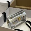 Balmain original single cowhide genuine leather  Women's Bag-19cm with original box free shipping