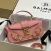 Balmain original single cowhide genuine leather  Women's Bag-26cm with original box free shipping