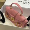 Balmain original single cowhide genuine leather  Women's Bag-26cm with original box free shipping