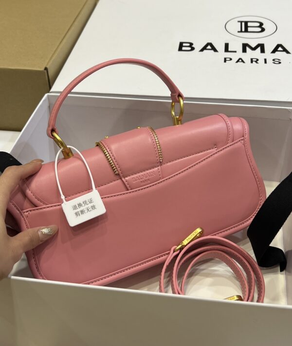 Balmain original single cowhide genuine leather  Women's Bag-26cm with original box free shipping