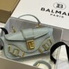 Balmain original single cowhide genuine leather  Women's Bag-26cm with original box free shipping