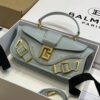 Balmain original single cowhide genuine leather  Women's Bag-26cm with original box free shipping