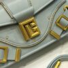 Balmain original single cowhide genuine leather  Women's Bag-26cm with original box free shipping