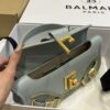 Balmain original single cowhide genuine leather  Women's Bag-26cm with original box free shipping