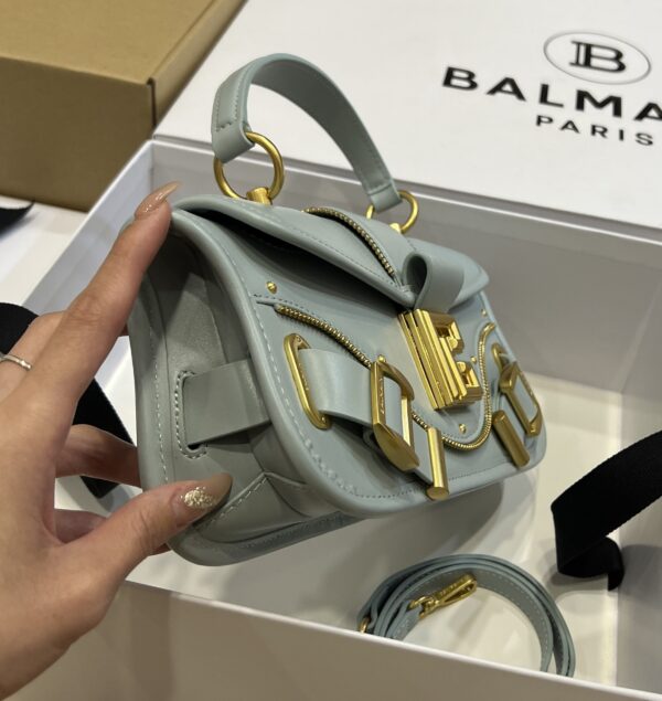Balmain original single cowhide genuine leather  Women's Bag-26cm with original box free shipping