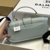 Balmain original single cowhide genuine leather  Women's Bag-26cm with original box free shipping