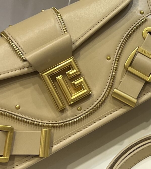 Balmain original single cowhide genuine leather  Women's Bag-26cm with original box free shipping