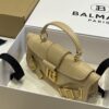 Balmain original single cowhide genuine leather  Women's Bag-26cm with original box free shipping