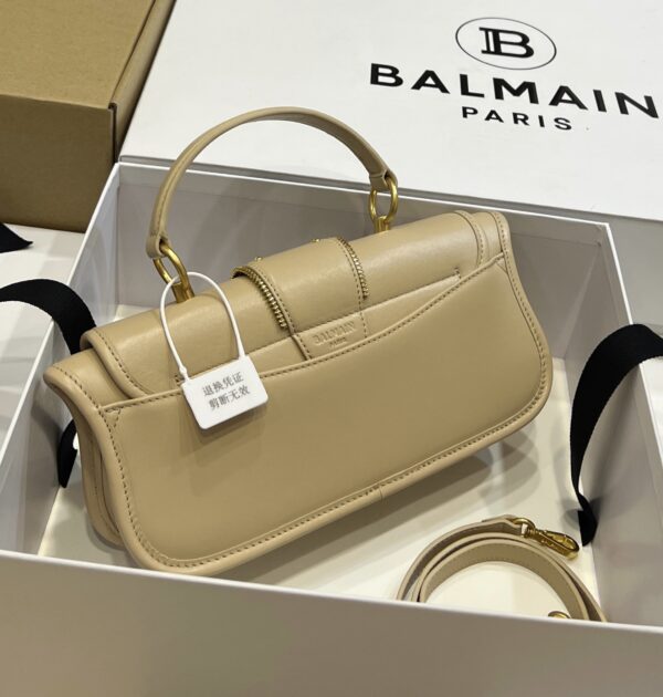 Balmain original single cowhide genuine leather  Women's Bag-26cm with original box free shipping