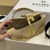 Balmain original single cowhide genuine leather  Women's Bag-26cm with original box free shipping