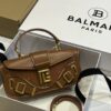 Balmain original single cowhide genuine leather  Women's Bag-26cm with original box free shipping
