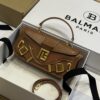 Balmain original single cowhide genuine leather  Women's Bag-26cm with original box free shipping