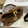 Balmain original single cowhide genuine leather  Women's Bag-26cm with original box free shipping