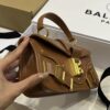 Balmain original single cowhide genuine leather  Women's Bag-26cm with original box free shipping