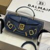 Balmain original single cowhide genuine leather  Women's Bag-26cm with original box free shipping