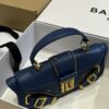 Balmain original single cowhide genuine leather  Women's Bag-26cm with original box free shipping