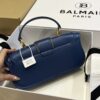 Balmain original single cowhide genuine leather  Women's Bag-26cm with original box free shipping