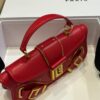Balmain original single cowhide genuine leather  Women's Bag-26cm with original box free shipping