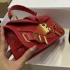 Balmain original single cowhide genuine leather  Women's Bag-26cm with original box free shipping
