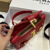 Balmain original single cowhide genuine leather  Women's Bag-26cm with original box free shipping