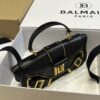 Balmain original single cowhide genuine leather  Women's Bag-26cm with original box free shipping