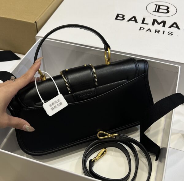 Balmain original single cowhide genuine leather  Women's Bag-26cm with original box free shipping