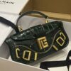 Balmain original single cowhide genuine leather  Women's Bag-26cm with original box free shipping
