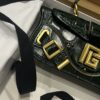 Balmain original single cowhide genuine leather  Women's Bag-26cm with original box free shipping
