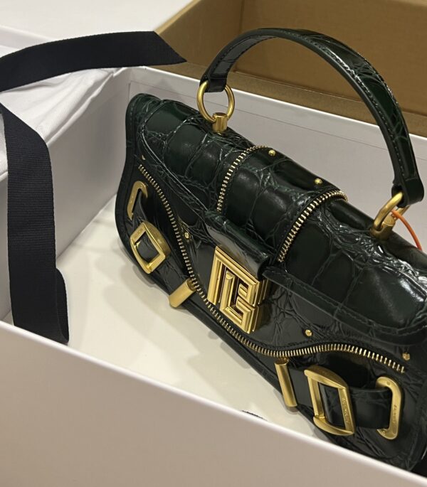 Balmain original single cowhide genuine leather  Women's Bag-26cm with original box free shipping