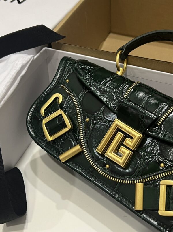 Balmain original single cowhide genuine leather  Women's Bag-26cm with original box free shipping