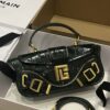 Balmain original single cowhide genuine leather  Women's Bag-26cm with original box free shipping