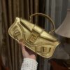 Balmain original single cowhide genuine leather  Women's Bag-26cm with original box free shipping
