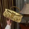 Balmain original single cowhide genuine leather  Women's Bag-26cm with original box free shipping