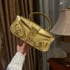 Balmain original single cowhide genuine leather  Women's Bag-26cm with original box free shipping