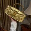 Balmain original single cowhide genuine leather  Women's Bag-26cm with original box free shipping