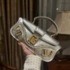 Balmain original single cowhide genuine leather  Women's Bag-26cm with original box free shipping
