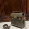 Balmain original single cowhide genuine leather  Women's Bag-23cm  with original box free shipping