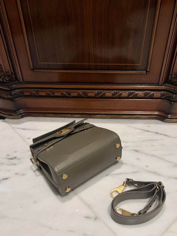 Balmain original single cowhide genuine leather  Women's Bag-23cm  with original box free shipping