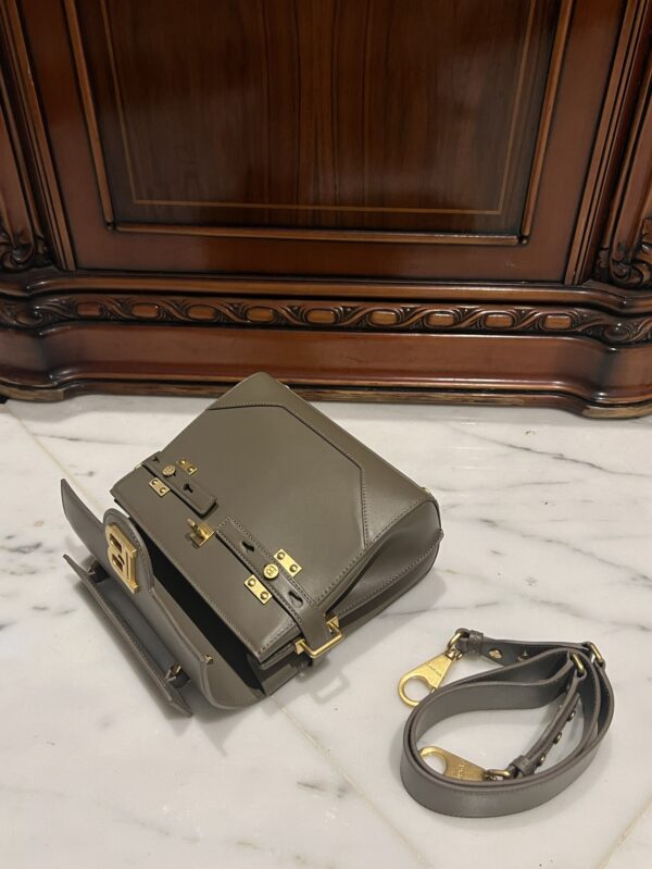 Balmain original single cowhide genuine leather  Women's Bag-23cm  with original box free shipping