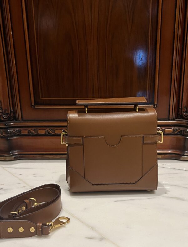Balmain original single cowhide genuine leather  Women's Bag-23cm  with original box free shipping