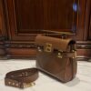 Balmain original single cowhide genuine leather  Women's Bag-23cm  with original box free shipping