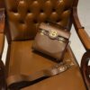 Balmain original single cowhide genuine leather  Women's Bag-23cm  with original box free shipping