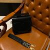Balmain original single cowhide genuine leather  Women's Bag-23cm Black with original box free shipping