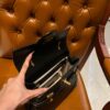 Balmain original single cowhide genuine leather  Women's Bag-23cm Black with original box free shipping