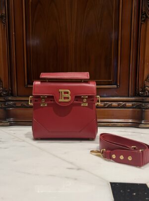 Balmain original single cowhide genuine leather  Women's Bag-23cm with original box free shipping