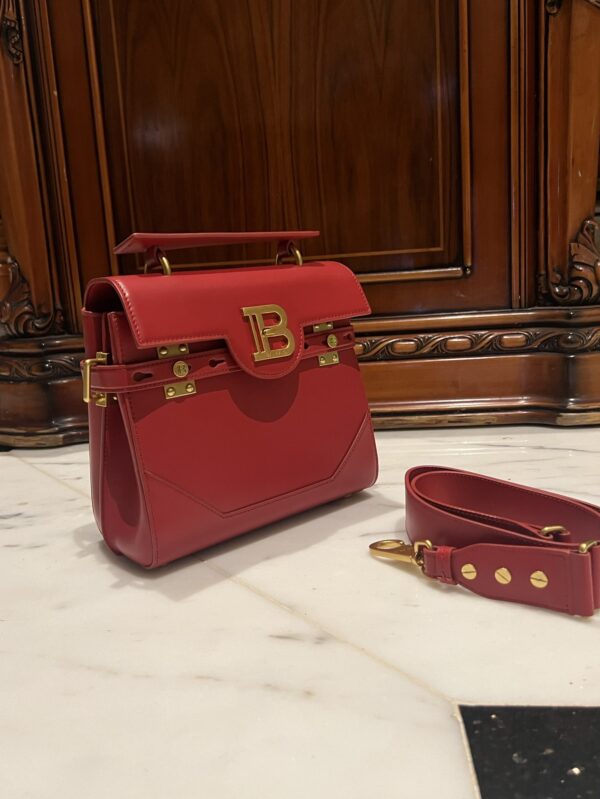Balmain original single cowhide genuine leather  Women's Bag-23cm with original box free shipping