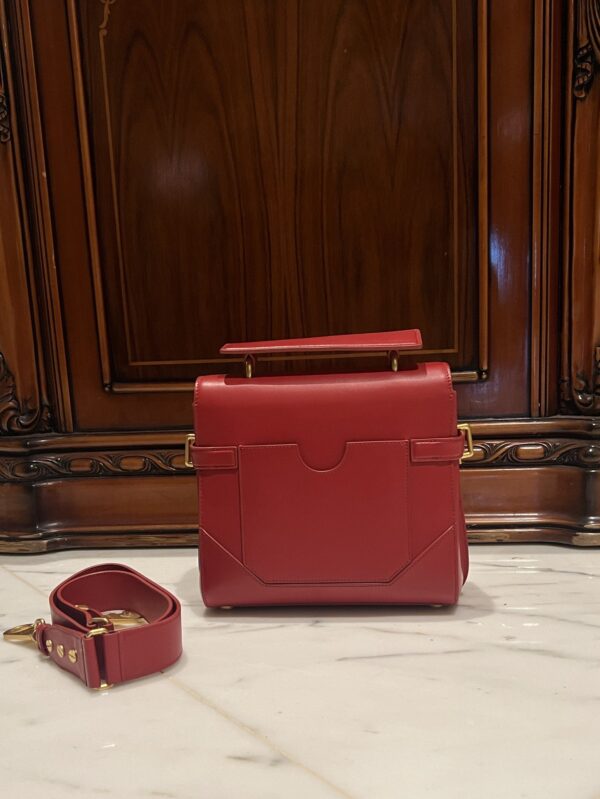 Balmain original single cowhide genuine leather  Women's Bag-23cm with original box free shipping