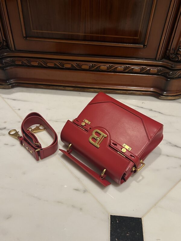Balmain original single cowhide genuine leather  Women's Bag-23cm with original box free shipping
