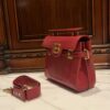Balmain original single cowhide genuine leather  Women's Bag-23cm with original box free shipping