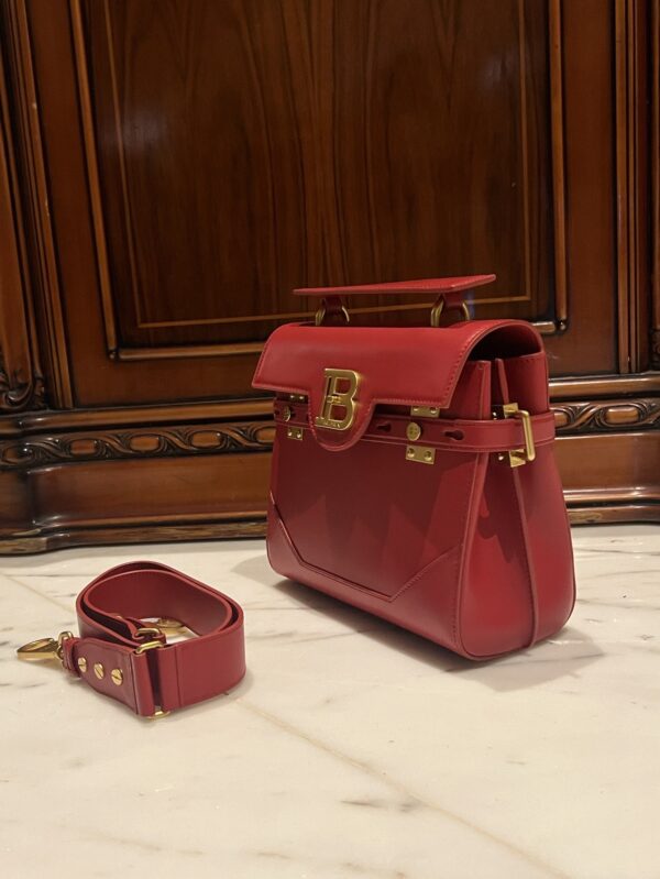 Balmain original single cowhide genuine leather  Women's Bag-23cm with original box free shipping